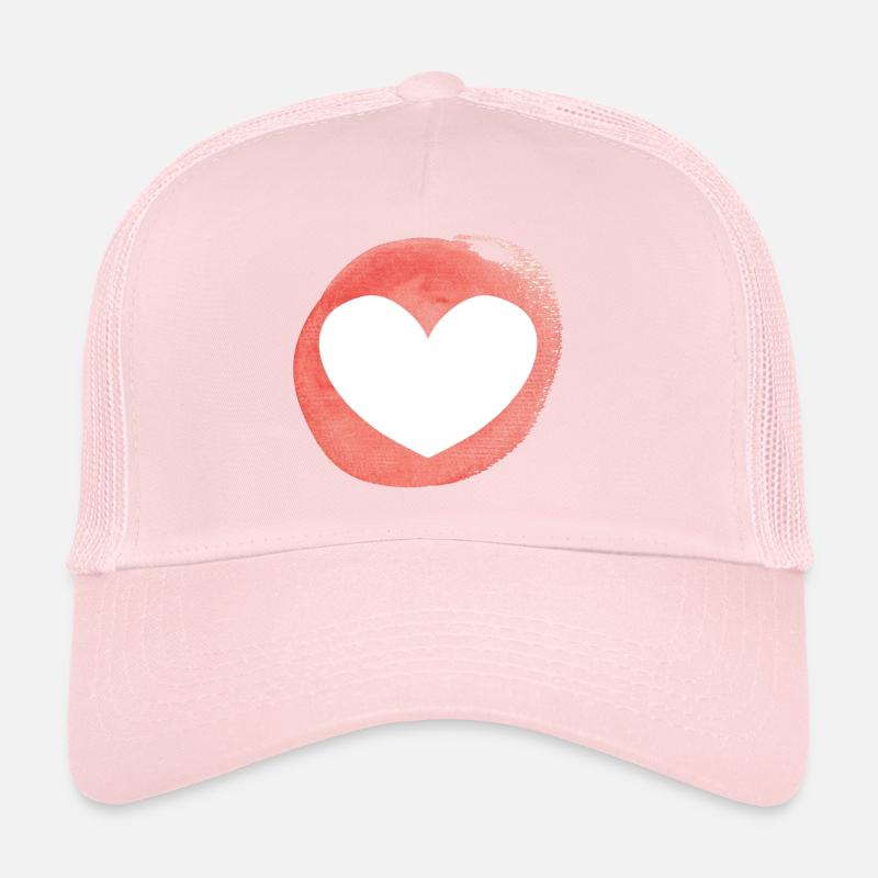 Herz - personalisierbar Trucker Cap