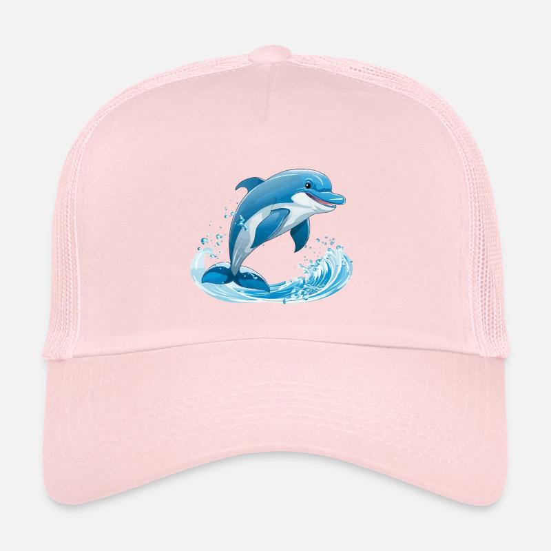 Illustration de l’hydroélectricité Dolphin Casquette trucker 