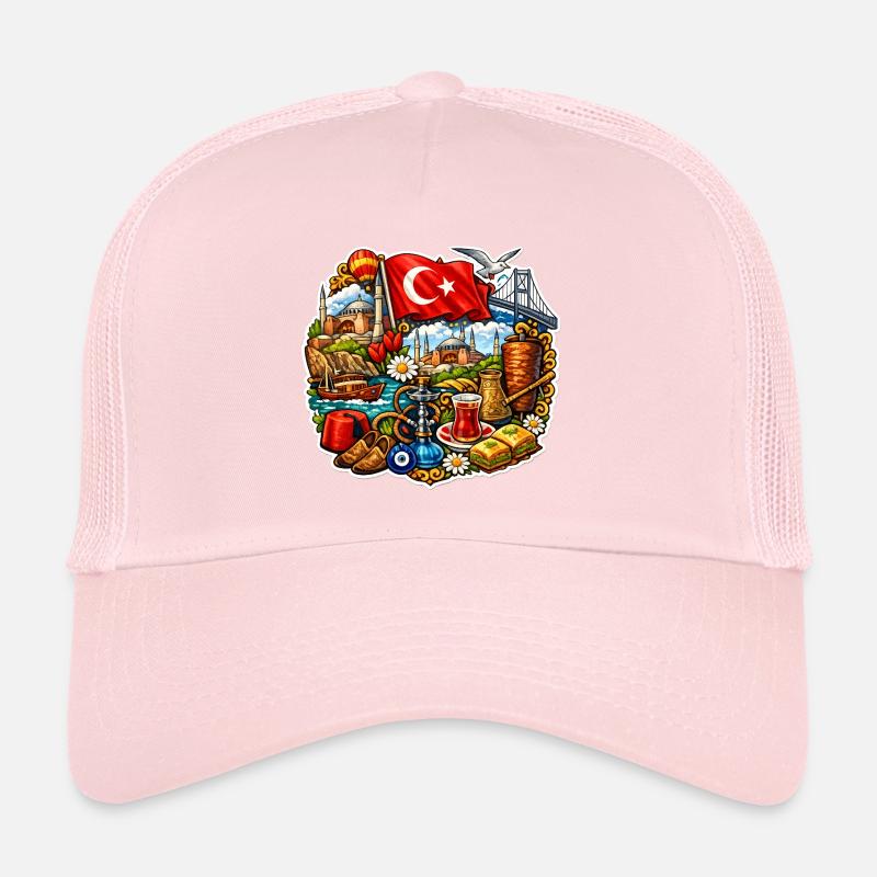 Türkiye  - Trucker Cap - Hellrosa