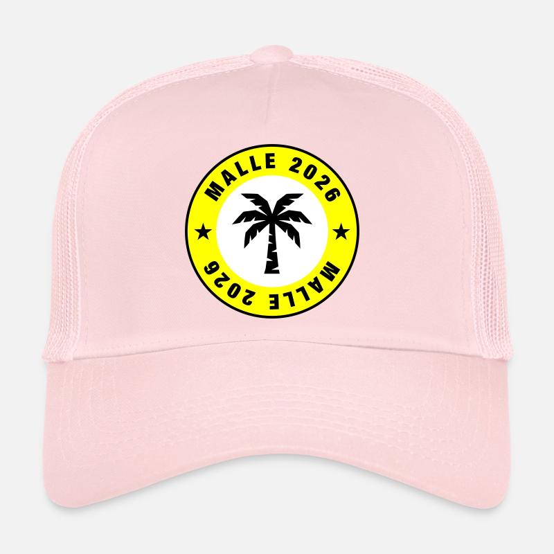 Malle 2026 Palm Tree Circle Trucker Cap