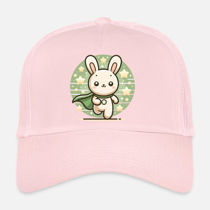 Super-héros Doux Lapin Lapin Casquette trucker 