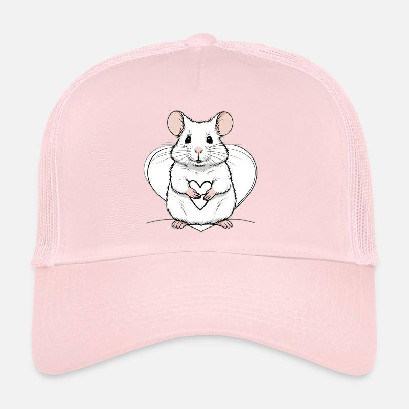 Herz-Maus-Charme - Trucker Cap - Hellrosa