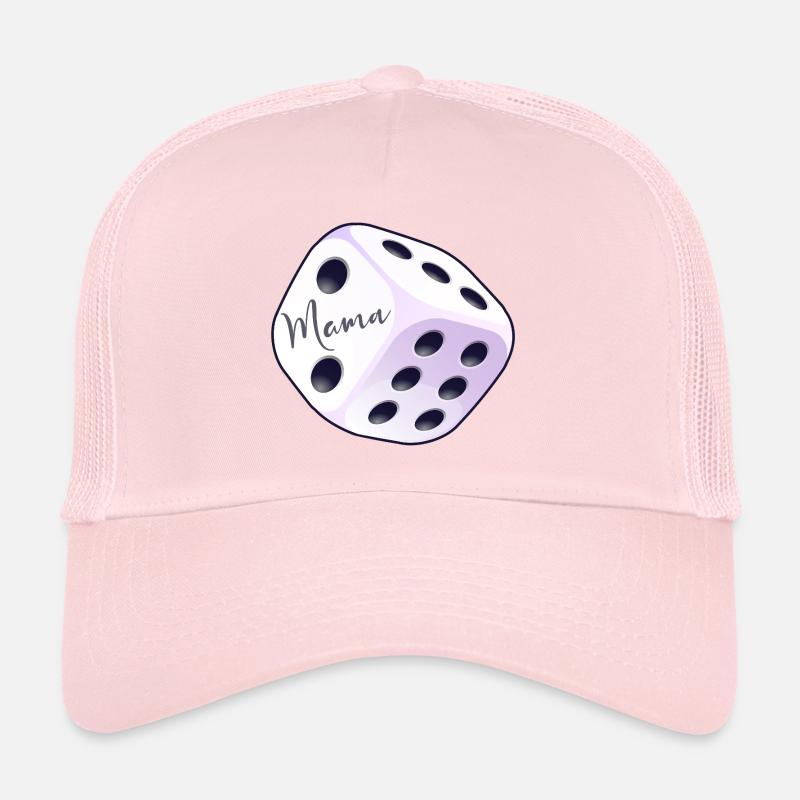 Dice Board Gamer Mom Trucker Cap