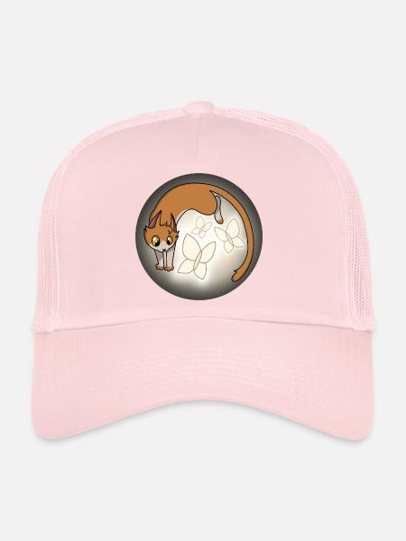 Whiskers of Light - Trucker Cap - pale pink - Front
