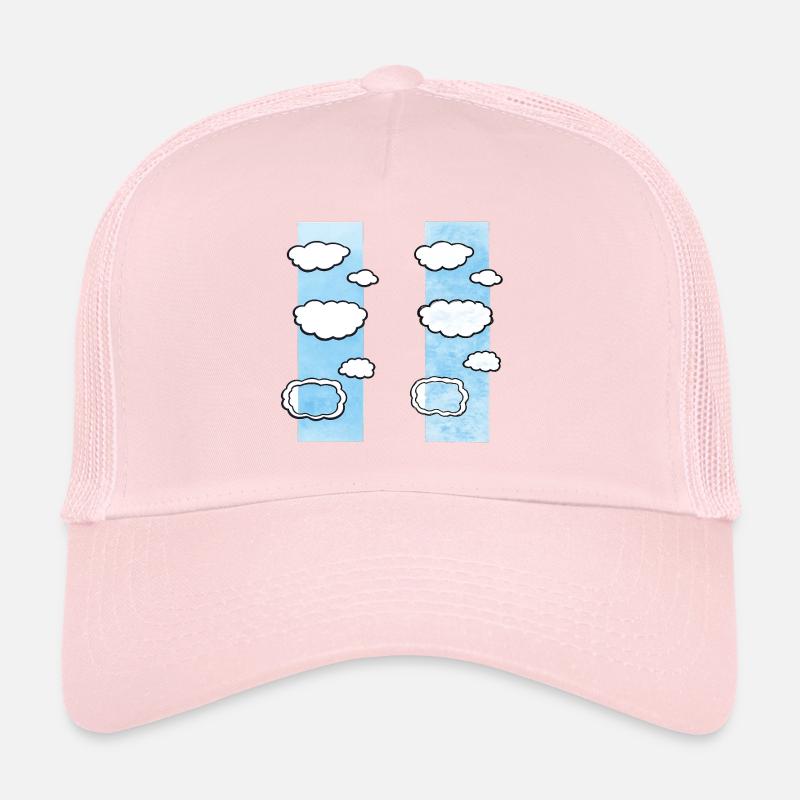 Wolkensäulen auf Sky Strips Trucker Cap