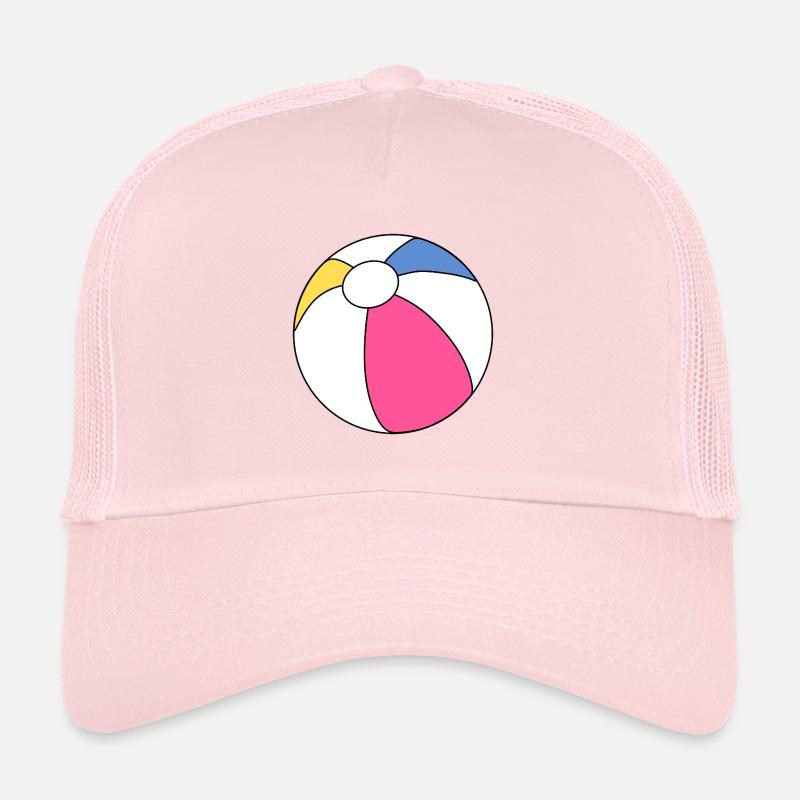 Lebendiger Strandball-Splash Trucker Cap