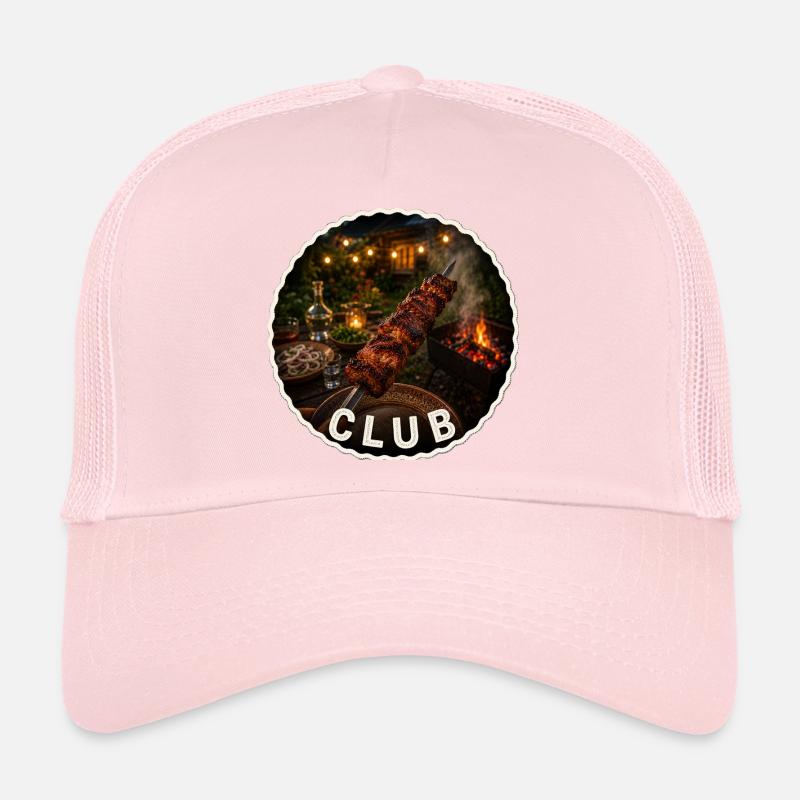Shashlik Club - Trucker Cap - pale pink