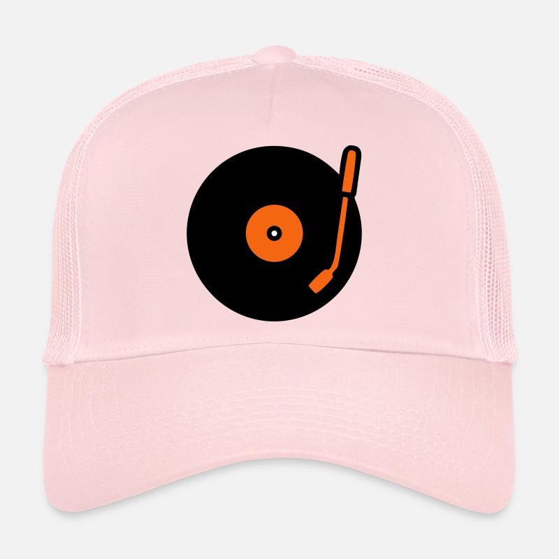 Bras de lecture de disque vinyle Retro Audio Casquette trucker 