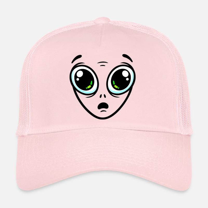 Extraterrestre aux grands yeux Casquette trucker 