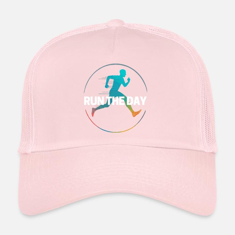 Courir - Courir la journée Motivation Jogging Casquette trucker 