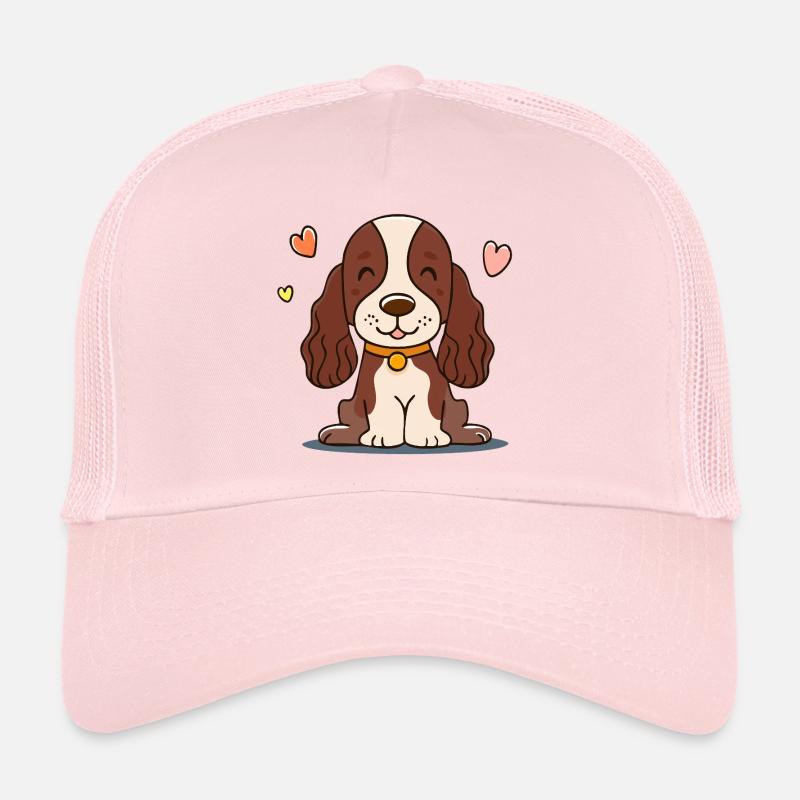 Puppy with fuzzy ears (chibi comic) Trucker Cap