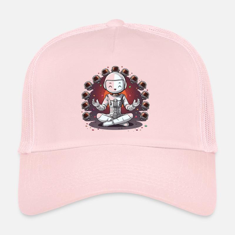 Le yogi de l’espace dans Astronaut Casquette trucker 