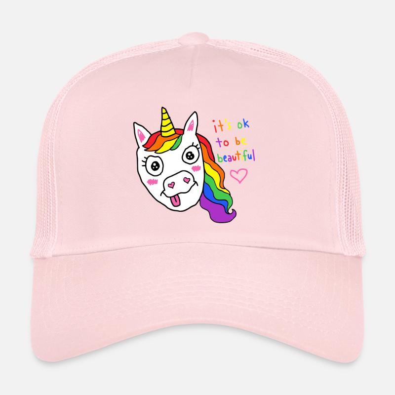 C’est normal d’être une belle licorne arc-en-ciel Casquette trucker 