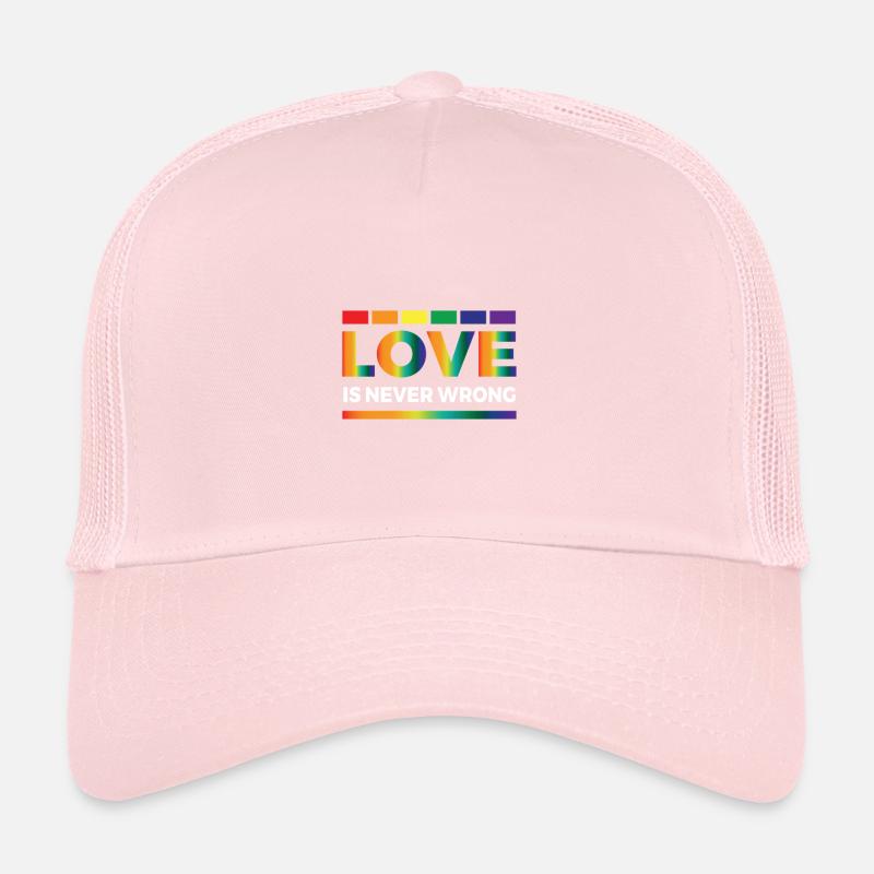 Rainbow Love Logo Casquette trucker 