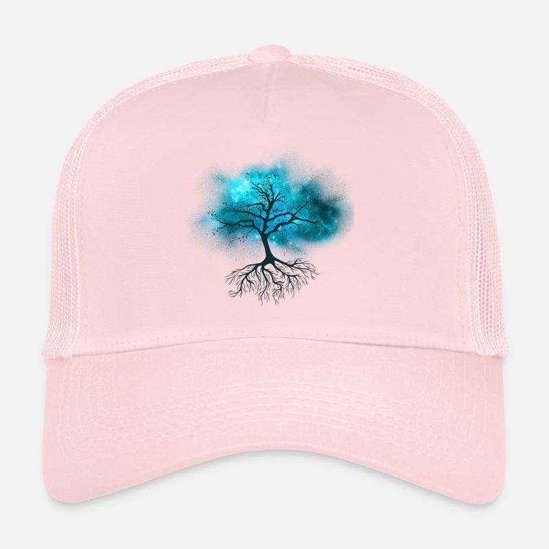 arbre magique - Casquette trucker  - rose pâle