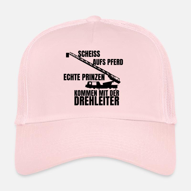 feuerwehr scheiss aufs Pferd echte Prinzen kommen Trucker Cap