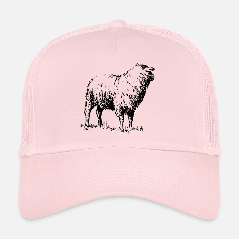 schaf - Trucker Cap - Hellrosa