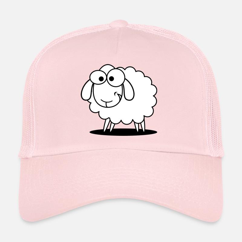 Witziges Schaf - Trucker Cap - Hellrosa