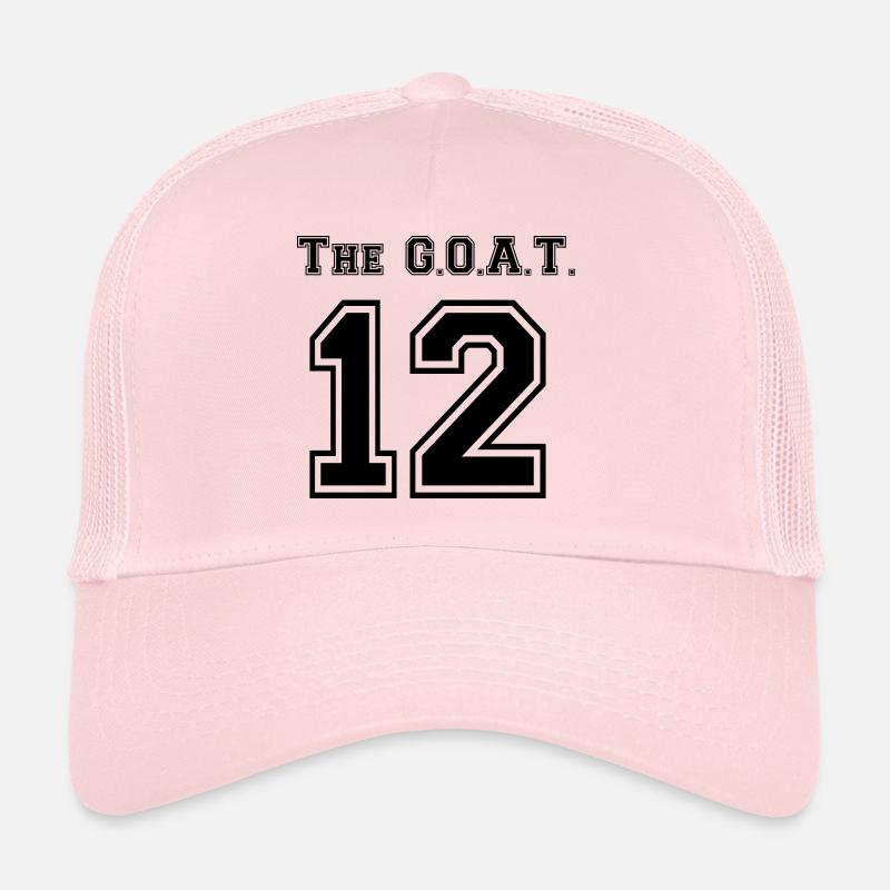 The GOAT 12 - Trucker Cap - Hellrosa