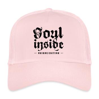 Soul inside Unique edition - Trucker Cap - Hellrosa - Vorne