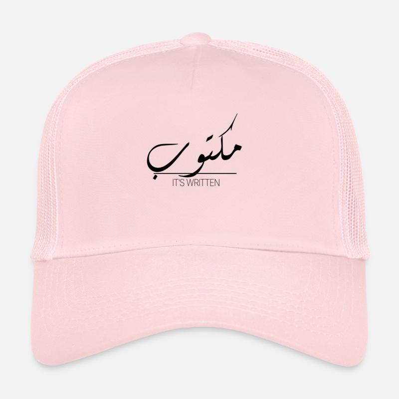 It is written. Trucker Cap