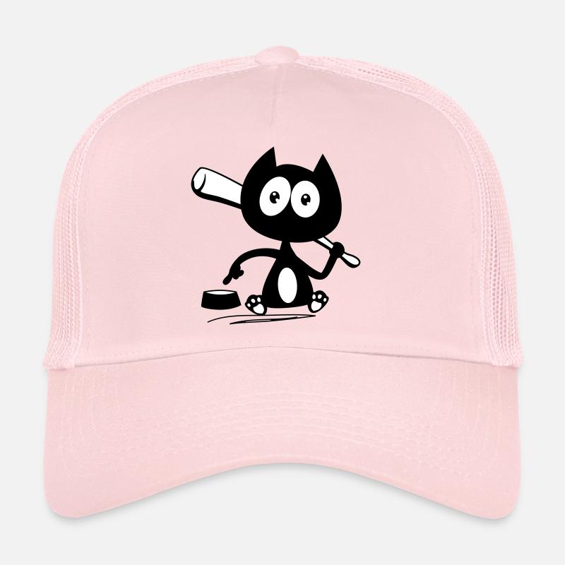 Donne moi à manger ! Humour de chat ! Casquette trucker 