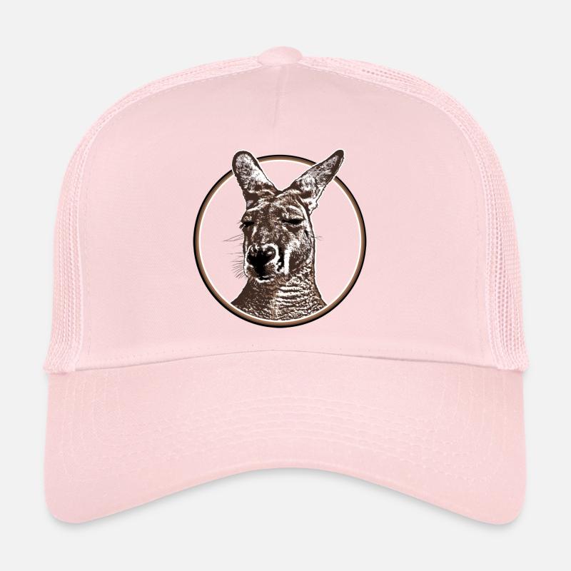 Tête de kangourou Casquette trucker 