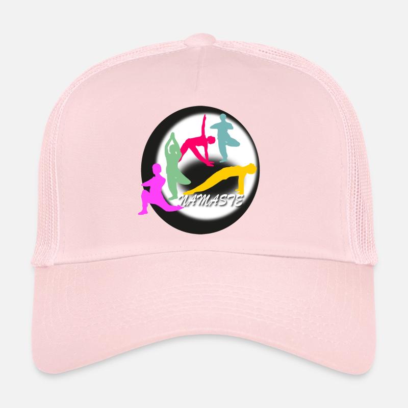 Yoga Logo - Trucker Cap - Hellrosa