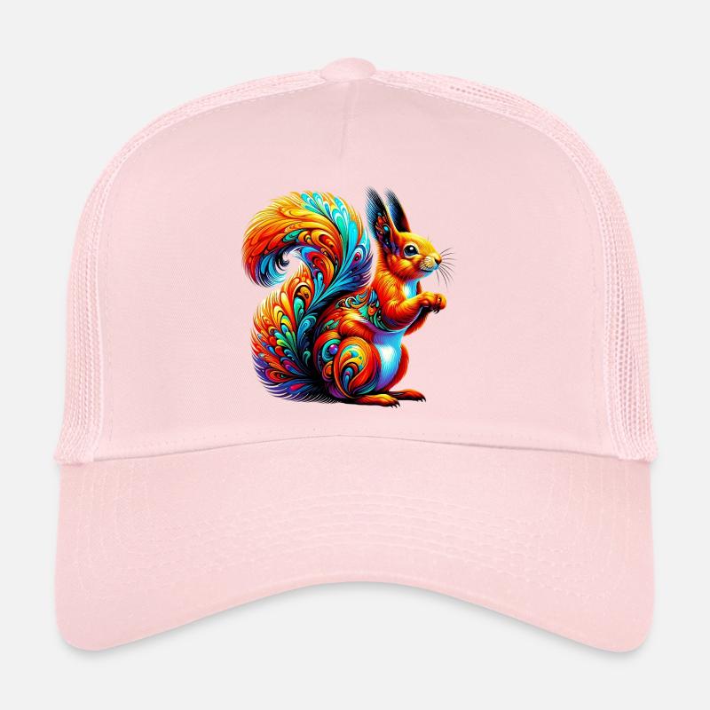 Eichhörnchen - Trucker Cap - Hellrosa