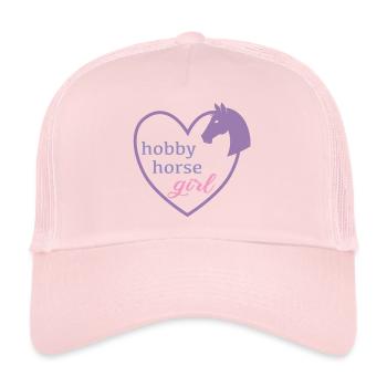 hobby horse girl - Trucker Cap - Hellrosa - Vorne