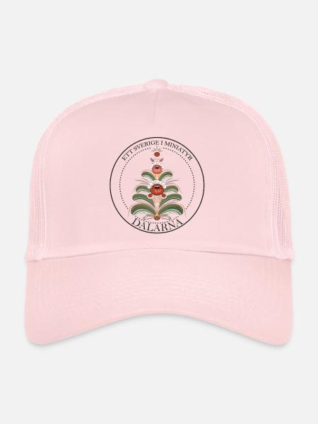 Kurbischer Dalisk in Brauntönen - Trucker Cap - Hellrosa - Vorne