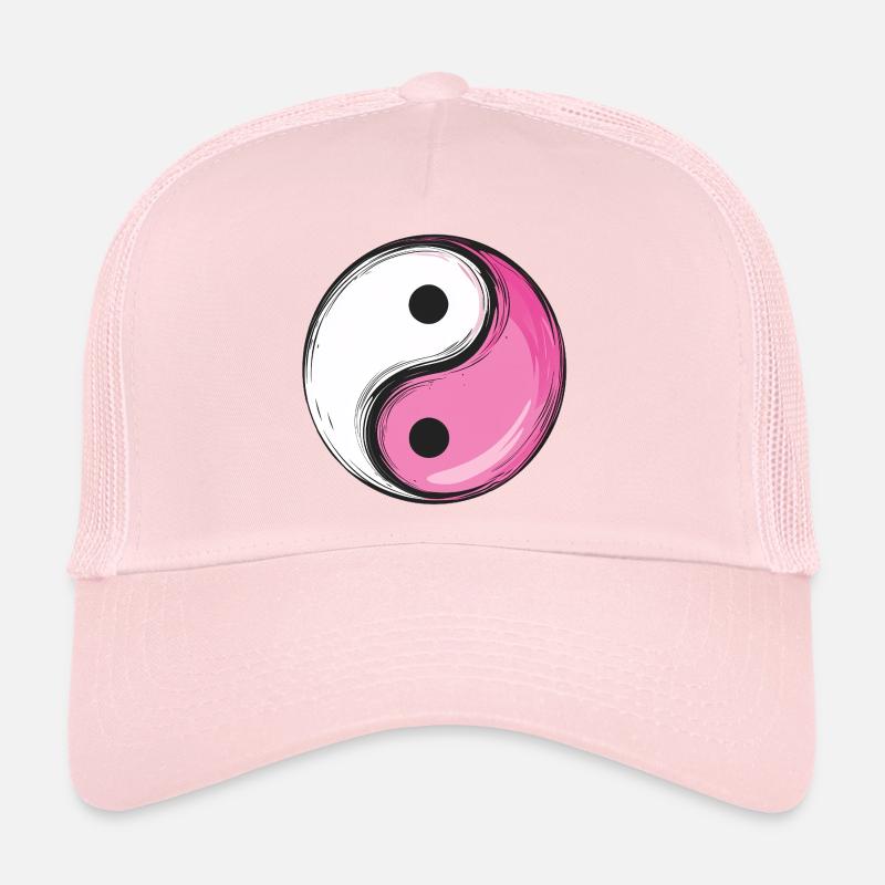 Version rose Yin et Yang :) Casquette trucker 
