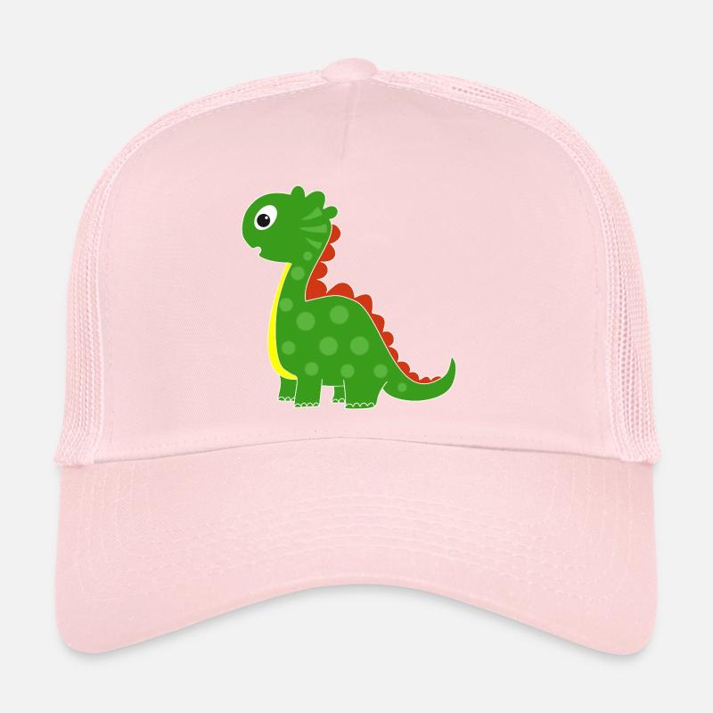 Green dino with bright dots Trucker Cap