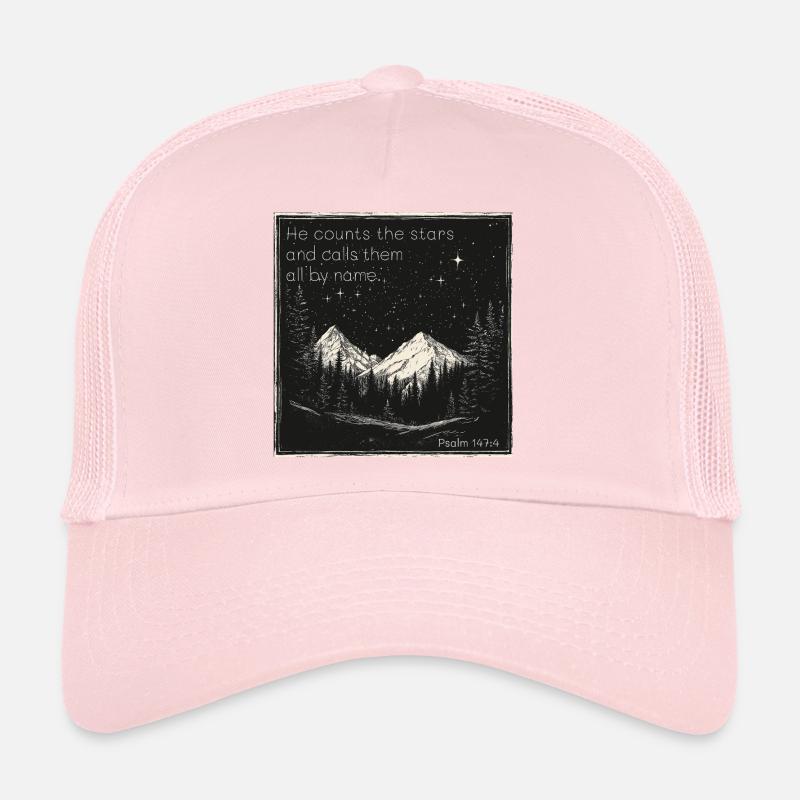 Ciel étoilé chrétien Casquette trucker 
