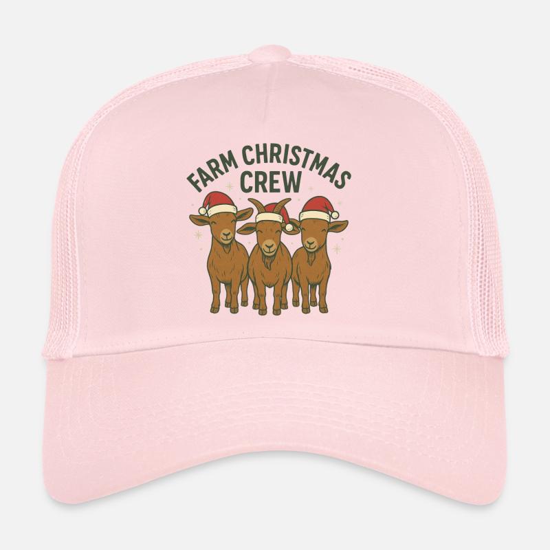 Farm Christmas Crew Trucker Cap