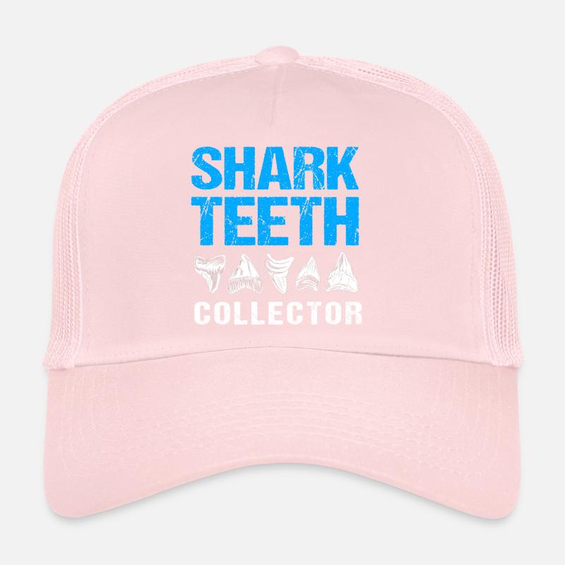 Sharks Shark Tooth Teeth Shark Teeth Trucker Cap