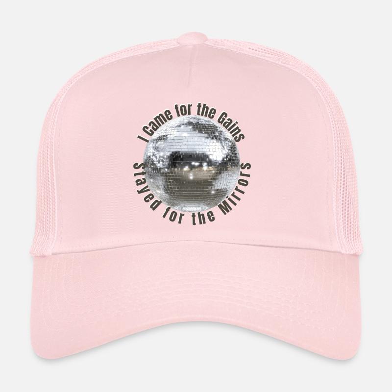 Je suis venu pour les gains Resté pour les miroirs – funn Casquette trucker 