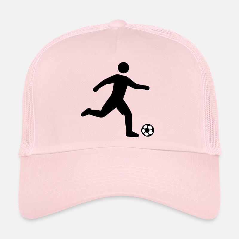Silhouette du footballeur Casquette trucker 