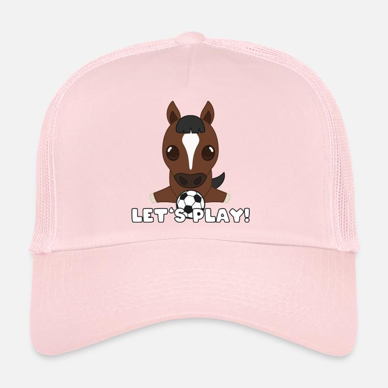 Conception du football cheval : Jouons Casquette trucker 