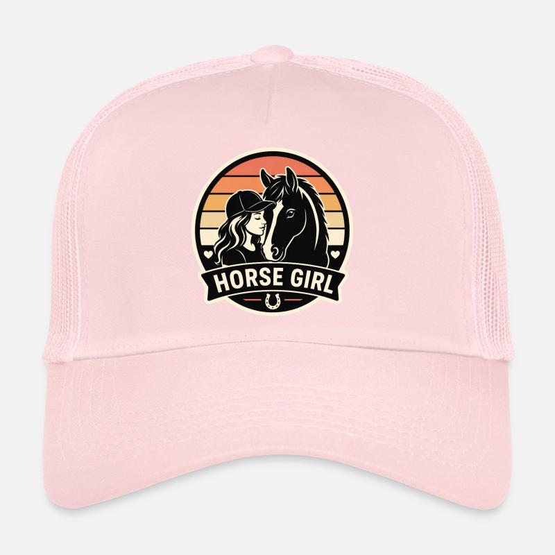 fille cheval Casquette trucker 