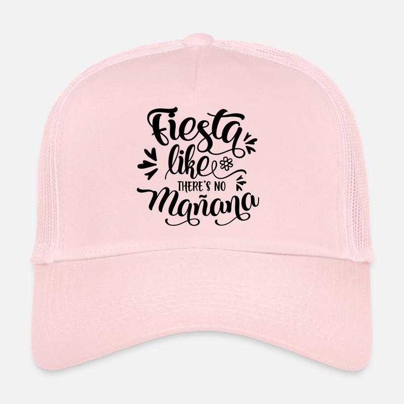 FIESTA LIKE THERES NO MANANA - Trucker Cap - pale pink