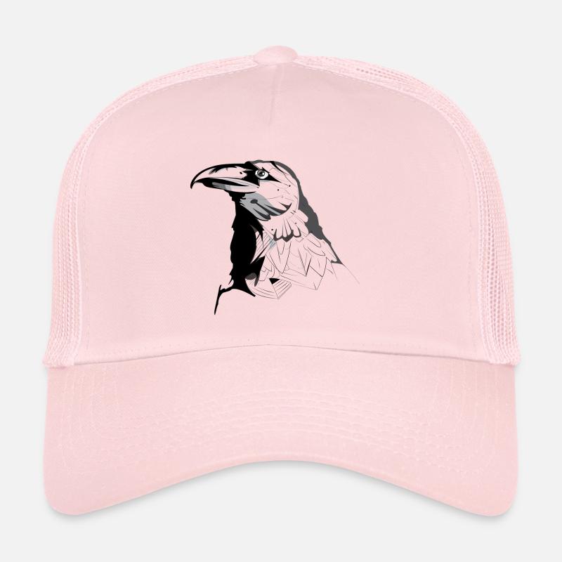 Crow - Trucker Cap - pale pink