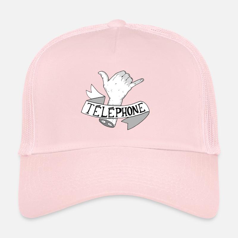 Traduction approximative #4 - Casquette trucker  - rose pâle