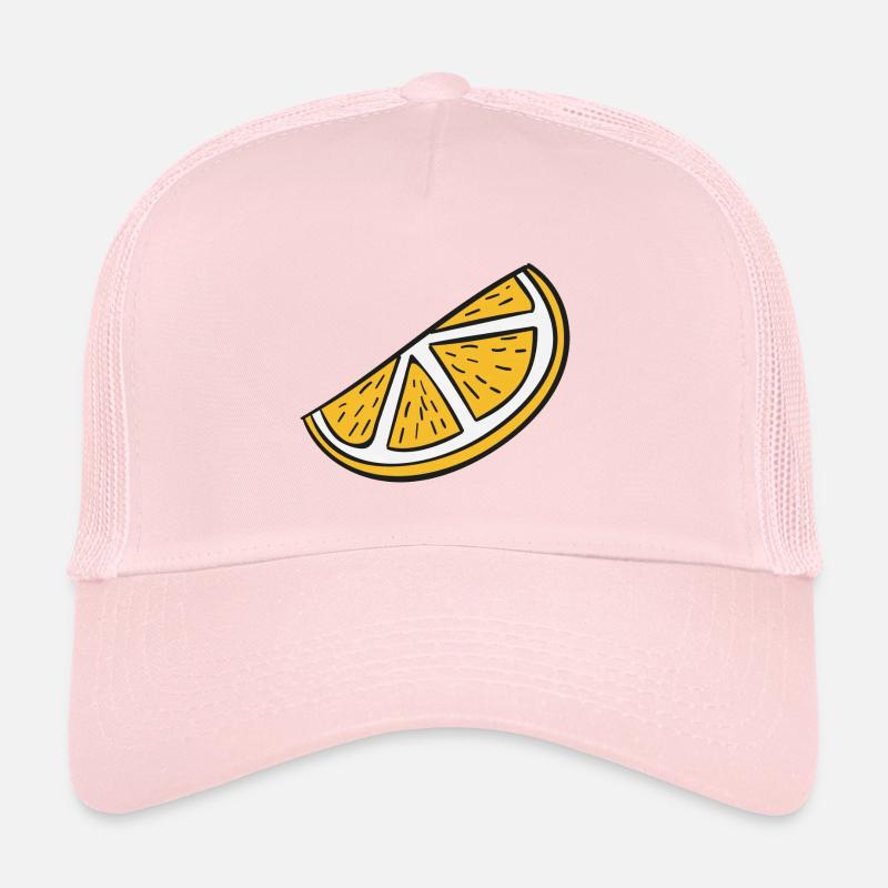 Orangenscheibe - Trucker Cap - Hellrosa