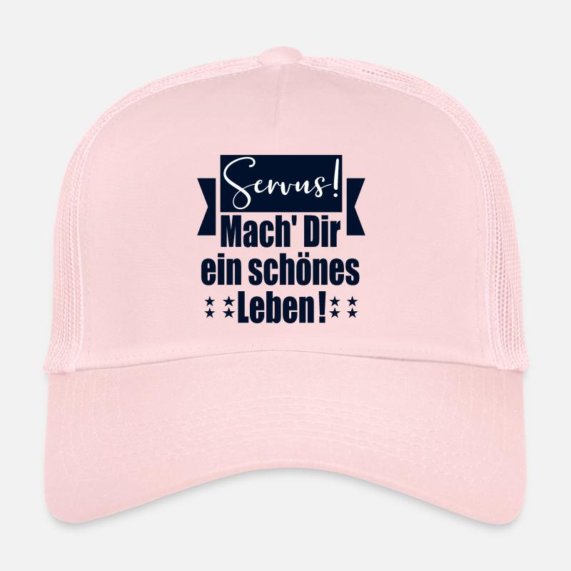 LEBENSWEISHEITEN SPRÜCHE - SERVUS BEGRÜßUNG Trucker Cap