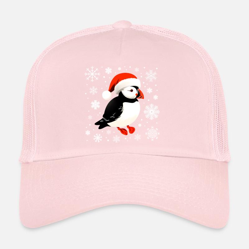 Macareux de Noël Casquette trucker 