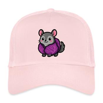 Chinchi cabbage - Trucker Cap - pale pink - Front