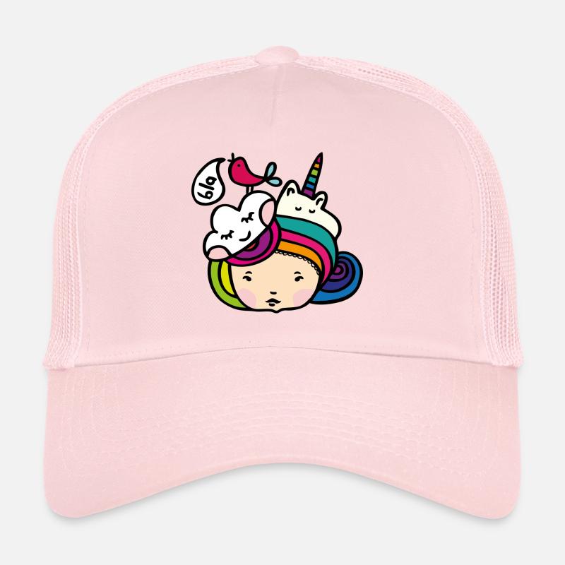 Bla - Trucker Cap - Hellrosa