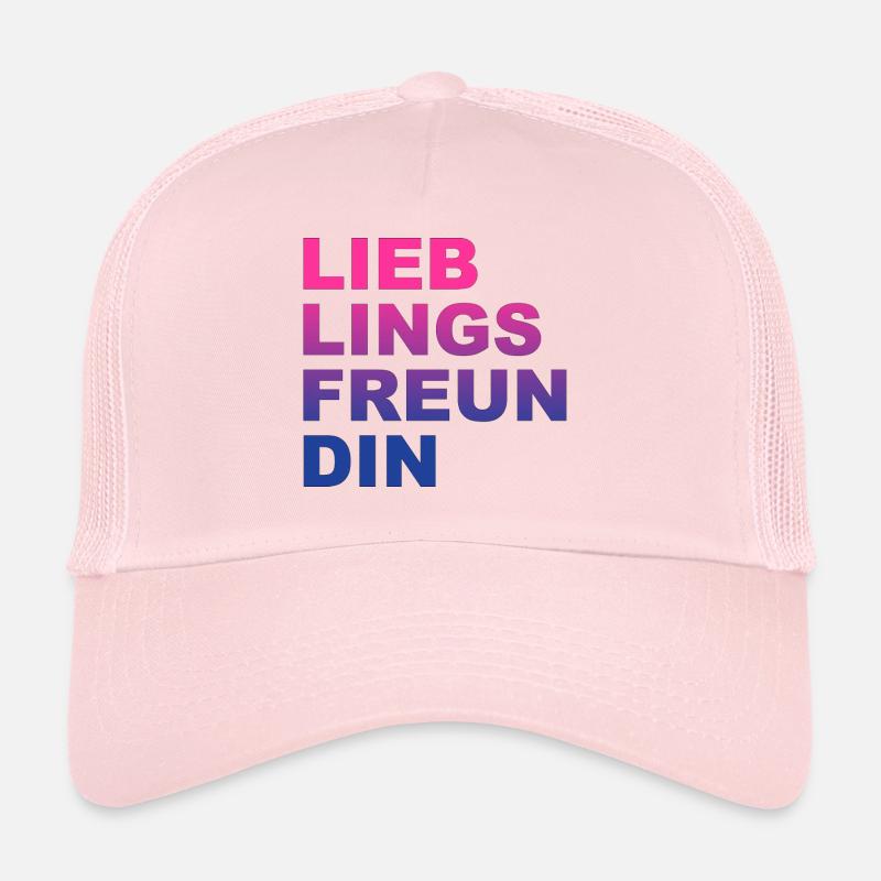 Freundin Freundschaft Lieblingsfreundin Trucker Cap