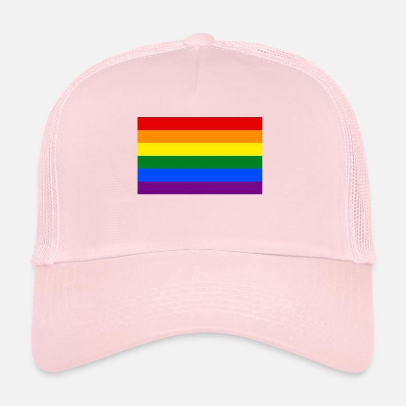 Drapeau de la fierté LGBT Casquette trucker 